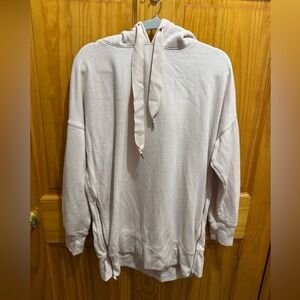 Aerie Baby Pink Oversized Hoodie with Zipper on the Sides